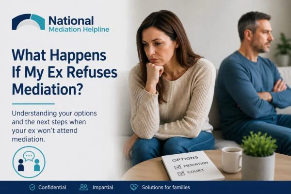 what if my ex refuses mediation Wisbech?